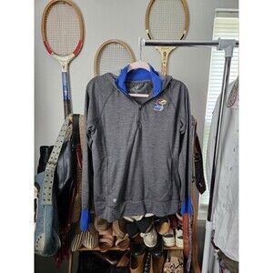 Women's Colosseum Kansas KU Jayhawks 1/4 Zip Pullover Sweatshirt | Size Large